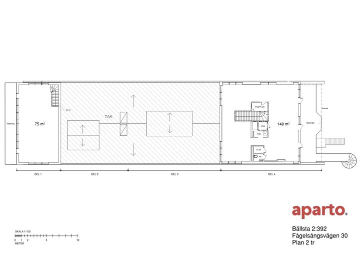 Planritning_plan 2 tr_Träningslokal