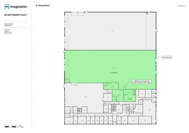 Måttbandet 2_Lagerlokal pl.1_1 110 m²