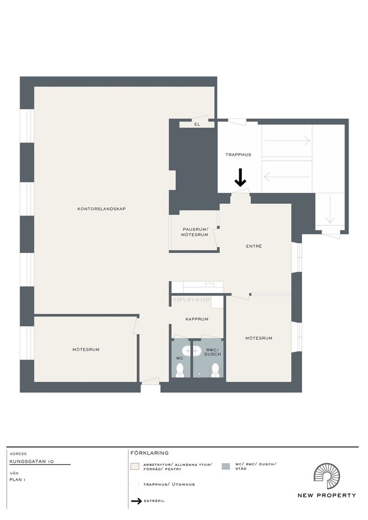 Kungsgatan 10 planskiss