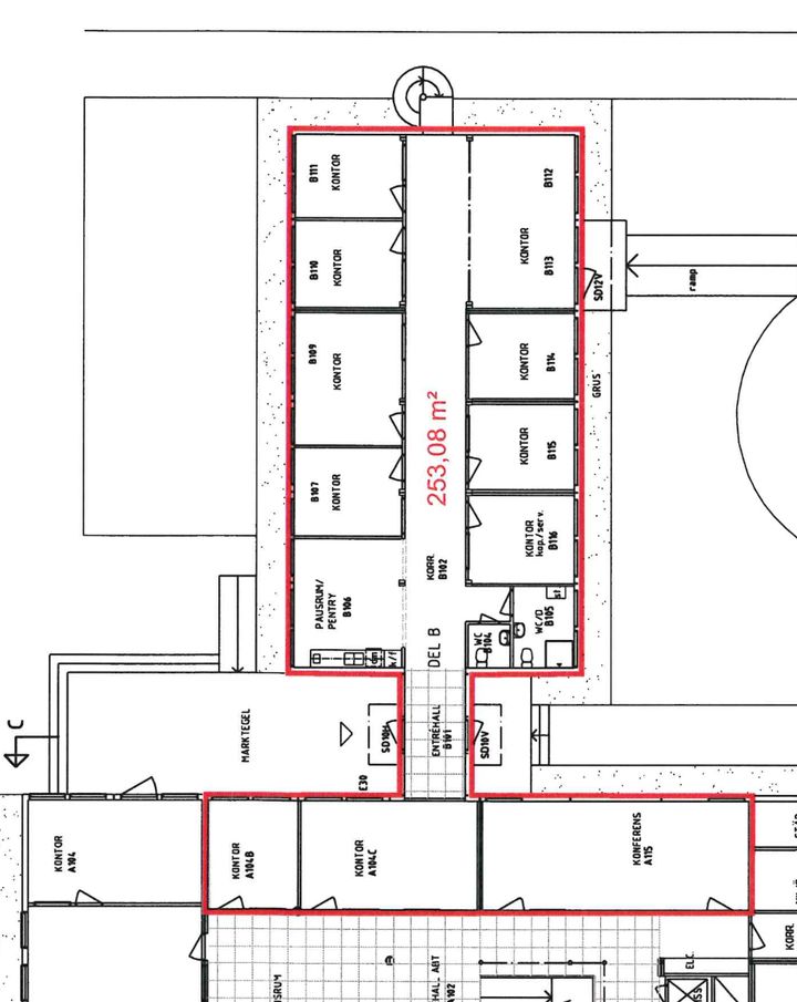 planritning 253kvm