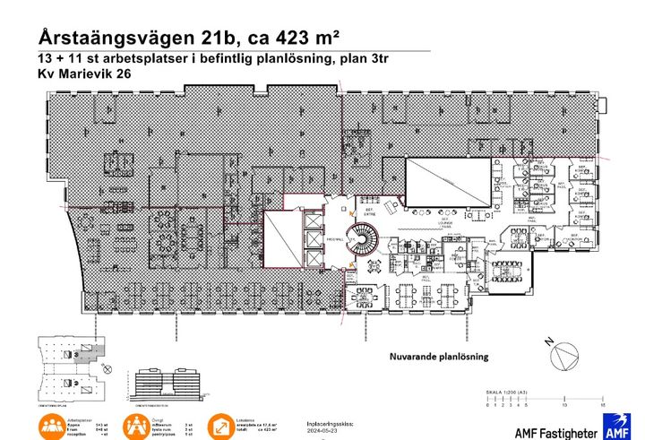 Planlösning Årstaängsvägen 21B