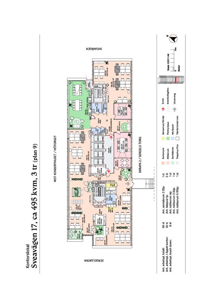 Planritning Sveavägen 17